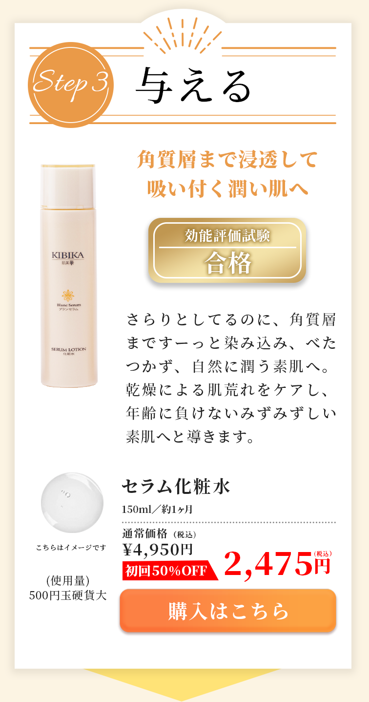 セラム化粧水